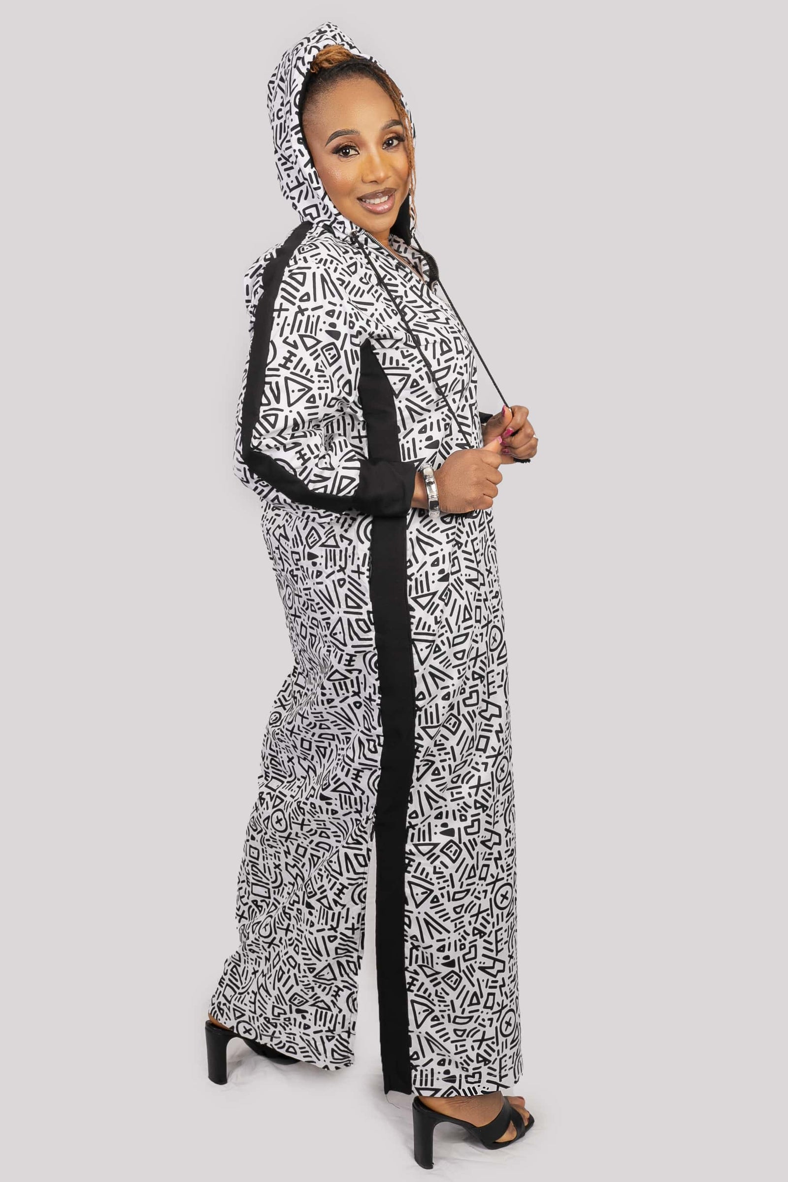 Afroluxe Elle Hoodie Dress