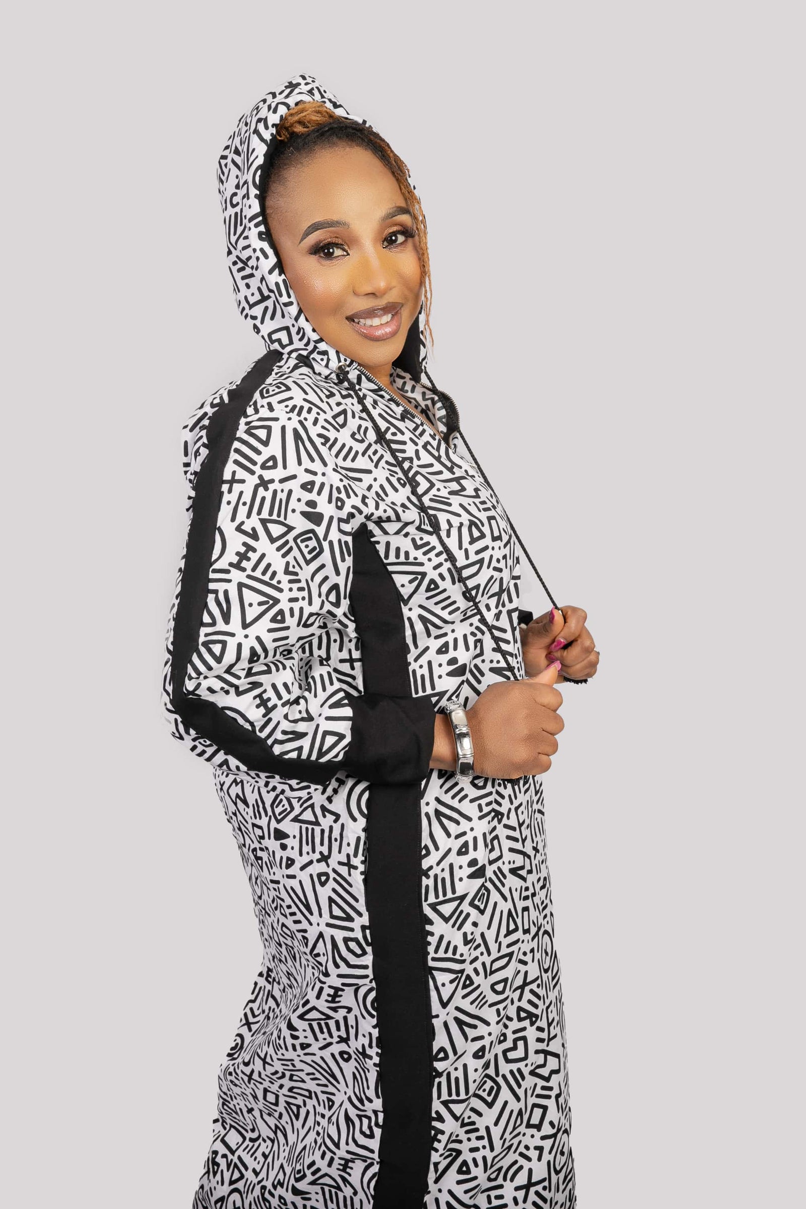 Afroluxe Elle Hoodie Dress