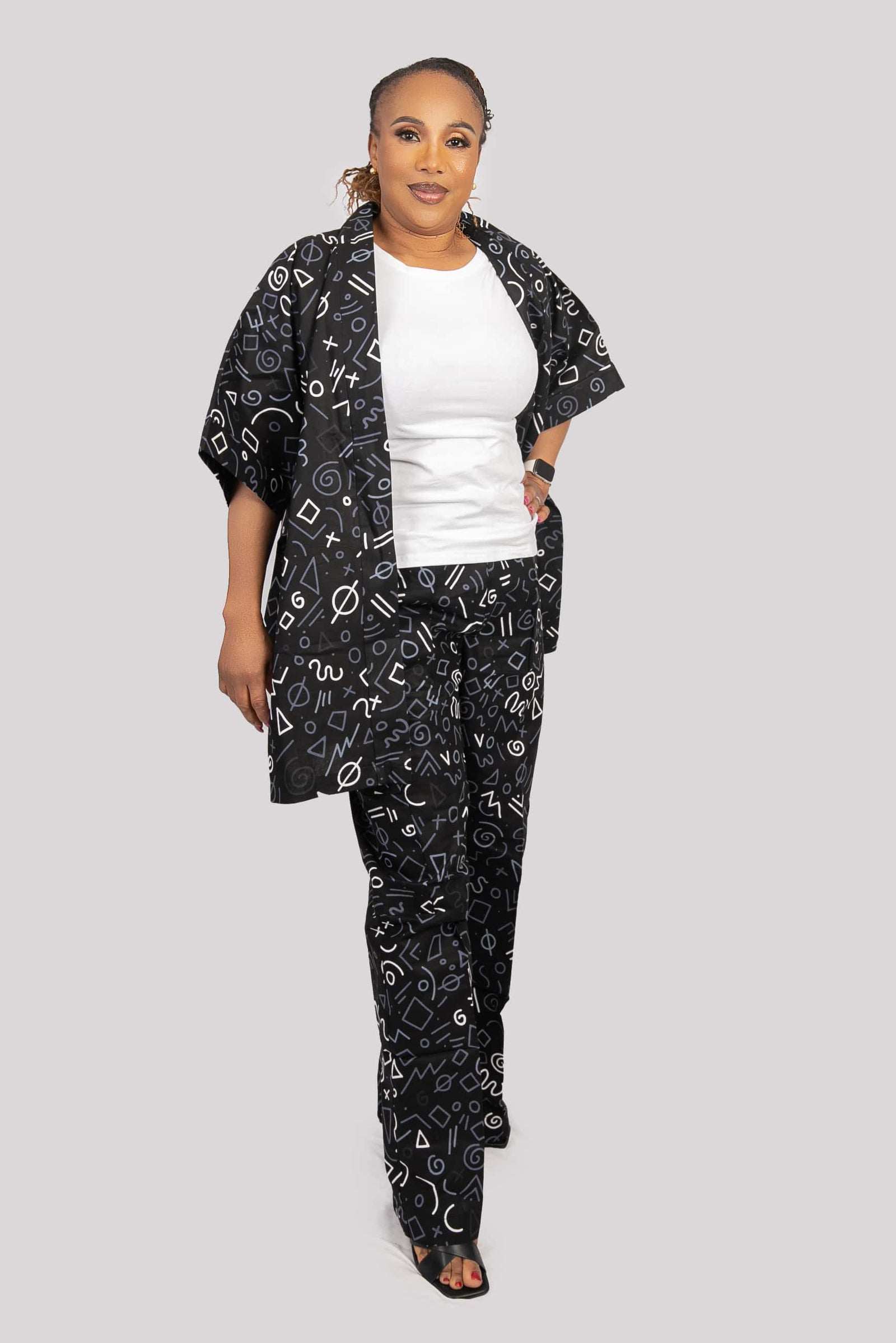 Wrap Top and Cargo Pant Set
