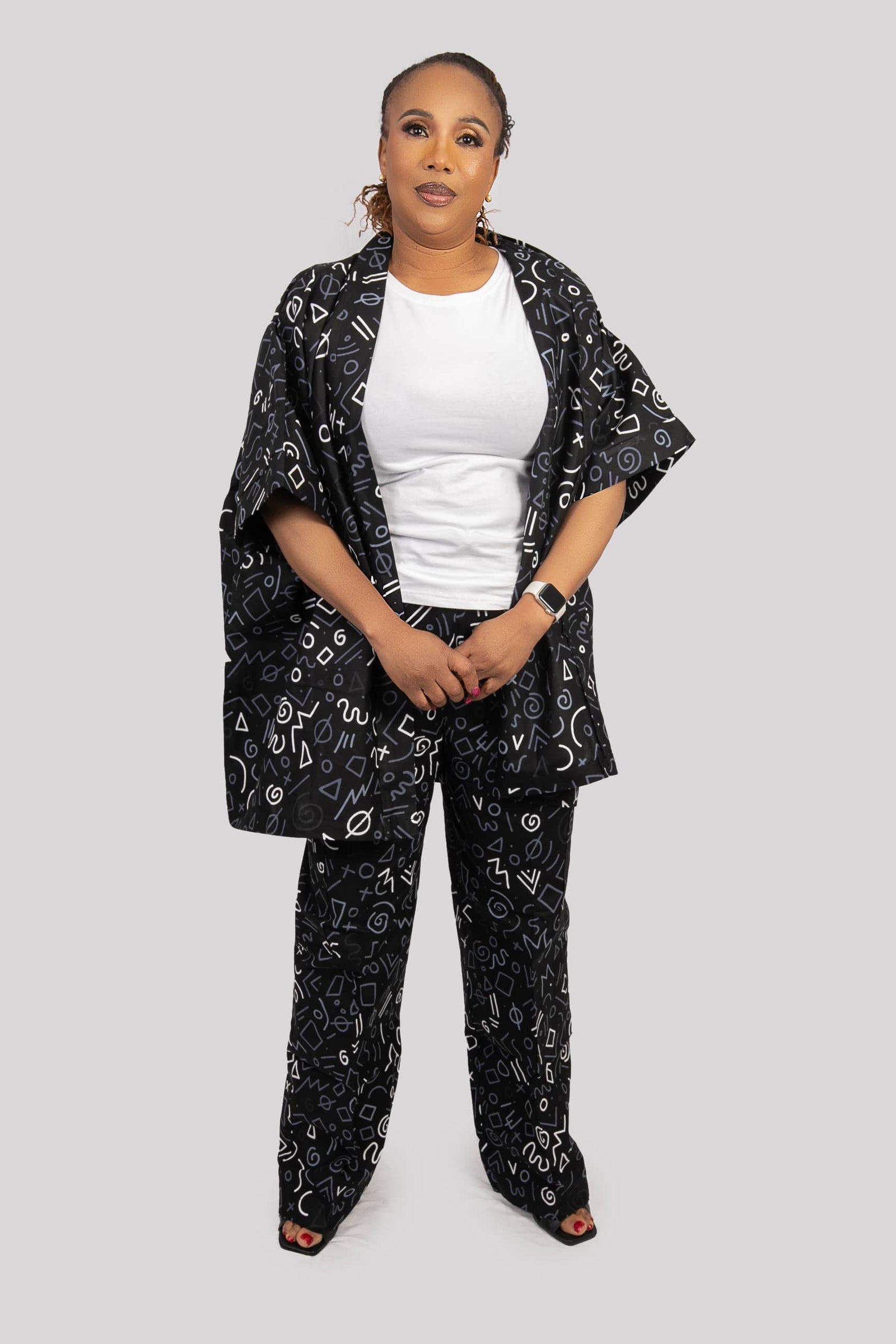 Wrap Top and Cargo Pant Set