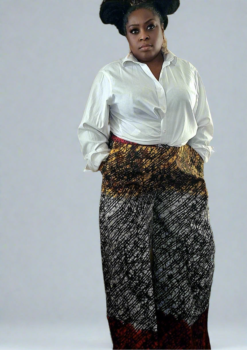 Maven Zip and Elastic Palazzo Pant