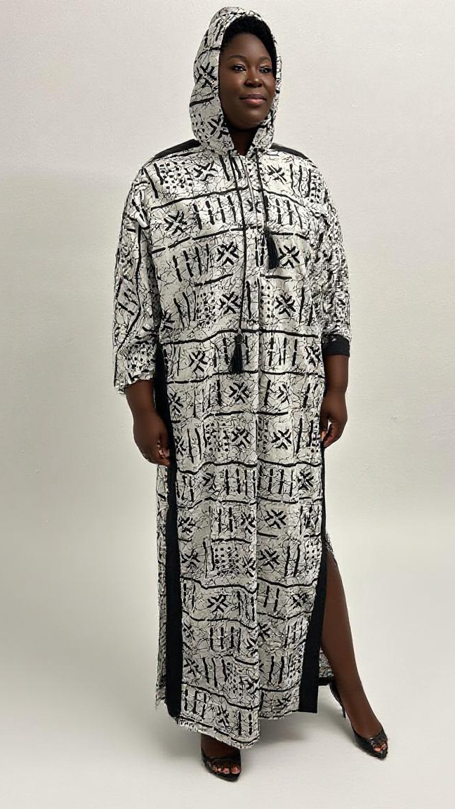 Afroluxe Mina Hoodie Dress