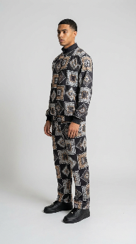Unisex Ankara Crepe Co-Ord Set