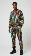 Unisex Ankara Crepe Jogger Co-Ord Set