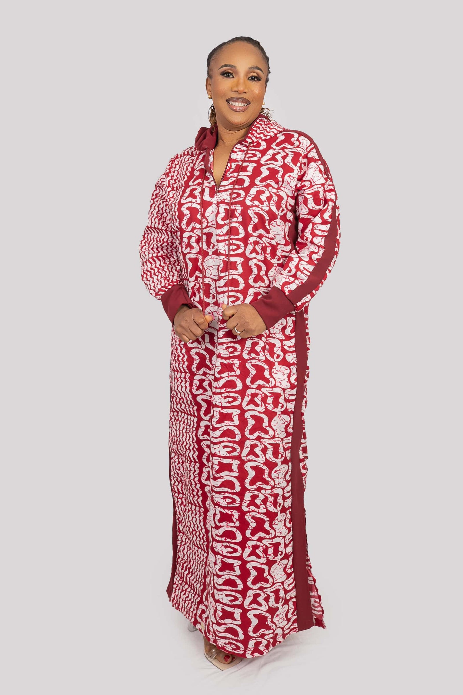 Ankara Hoodie Dress