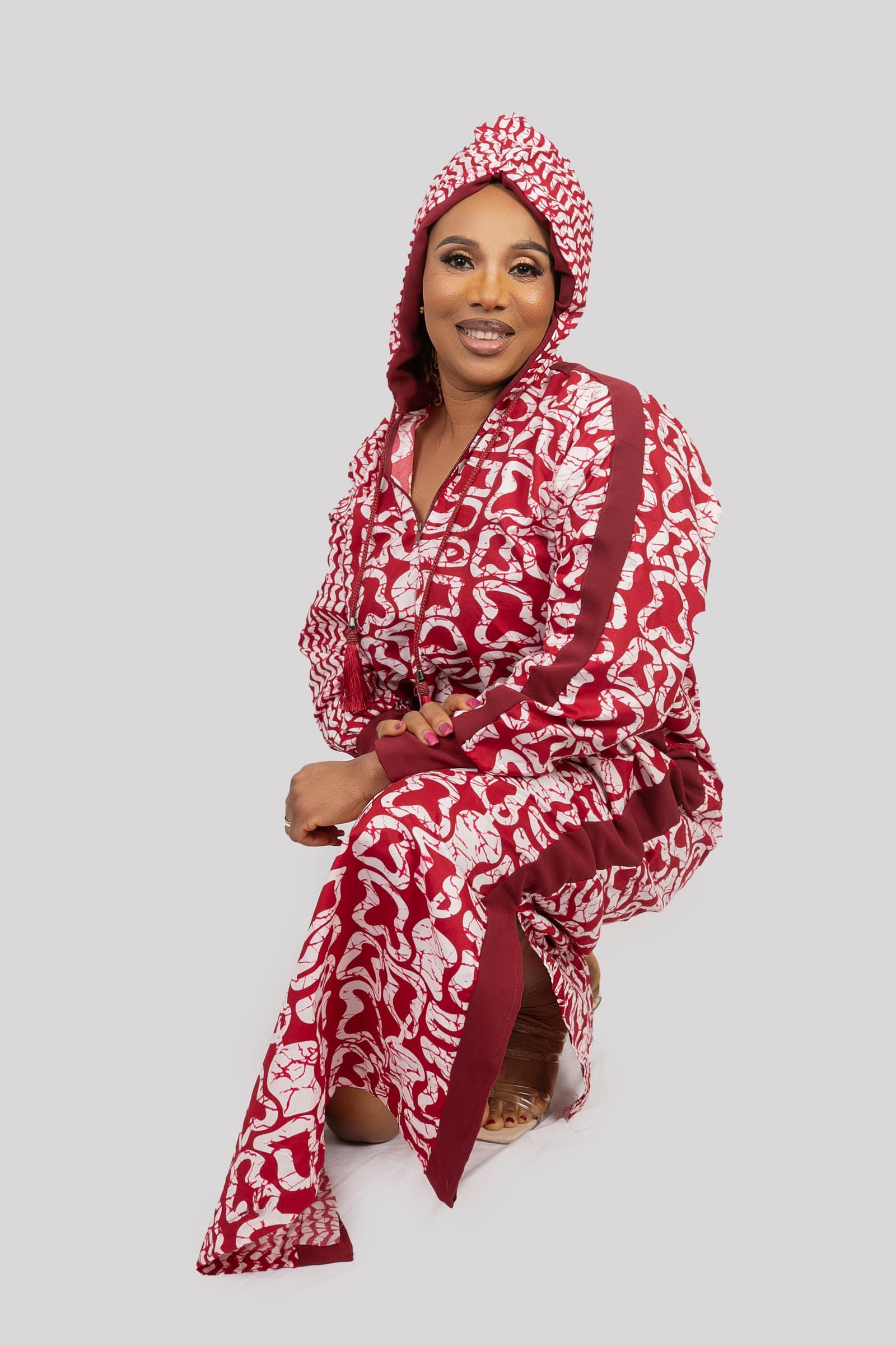 Ankara Hoodie Dress