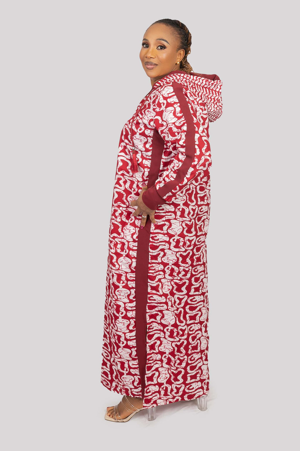 Ankara Hoodie Dress