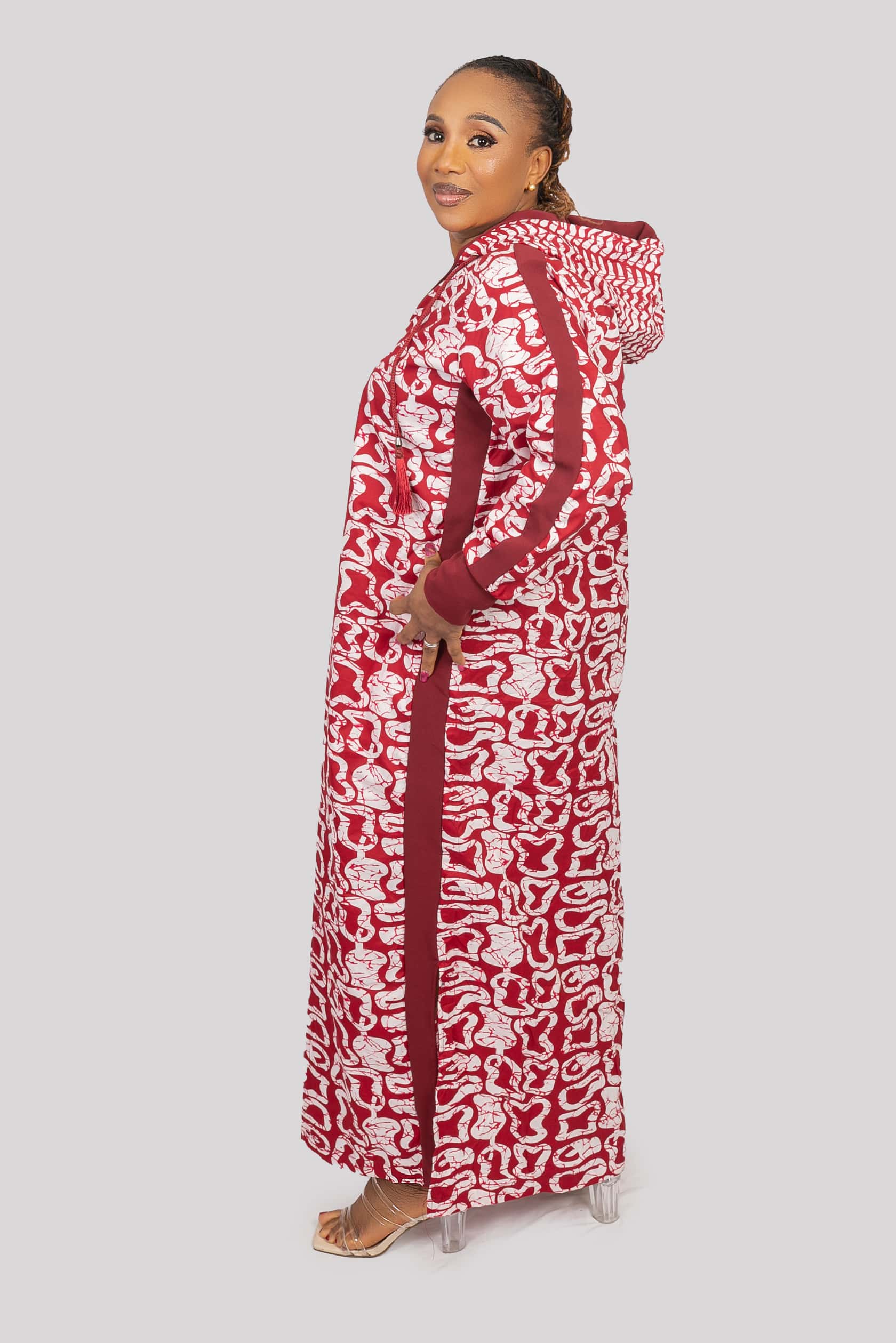 Ankara Hoodie Dress