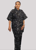 Wrap Top and Cargo Pant Set