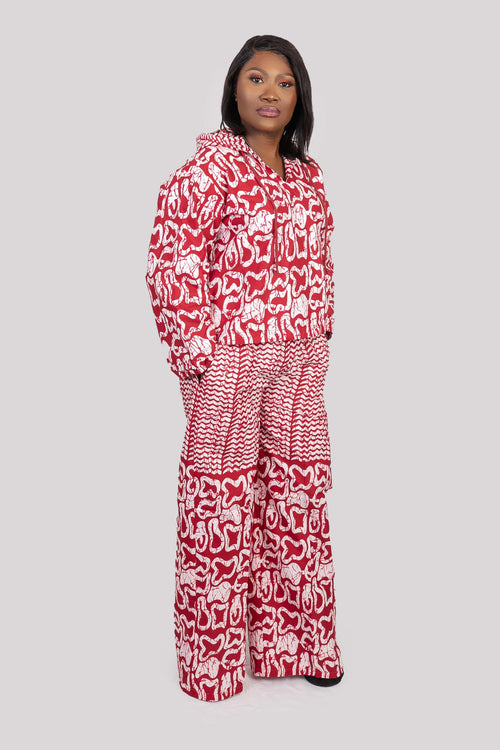 Financial Woman Hoodie Top and Pant Set