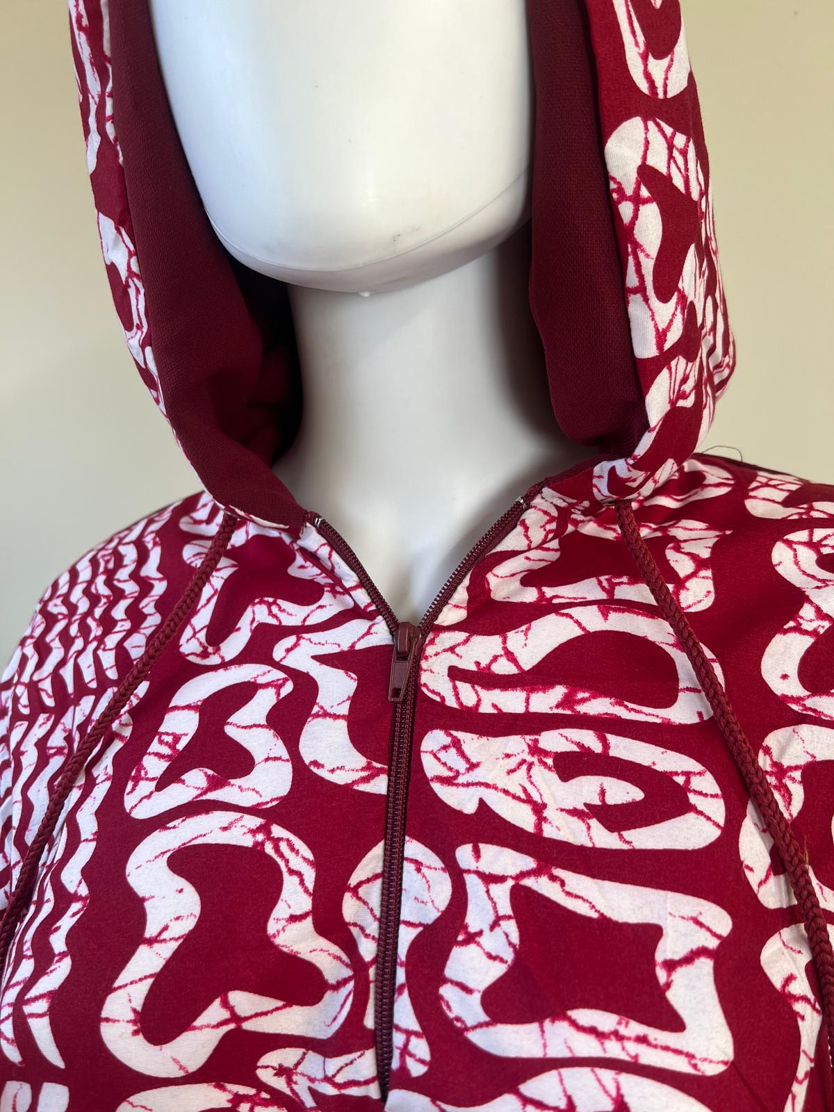 Ankara Hoodie Dress
