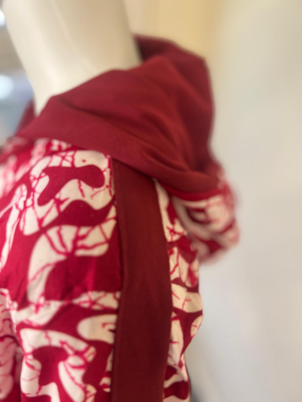 Ankara Hoodie Dress