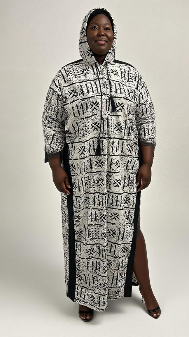 Afroluxe Mina Hoodie Dress