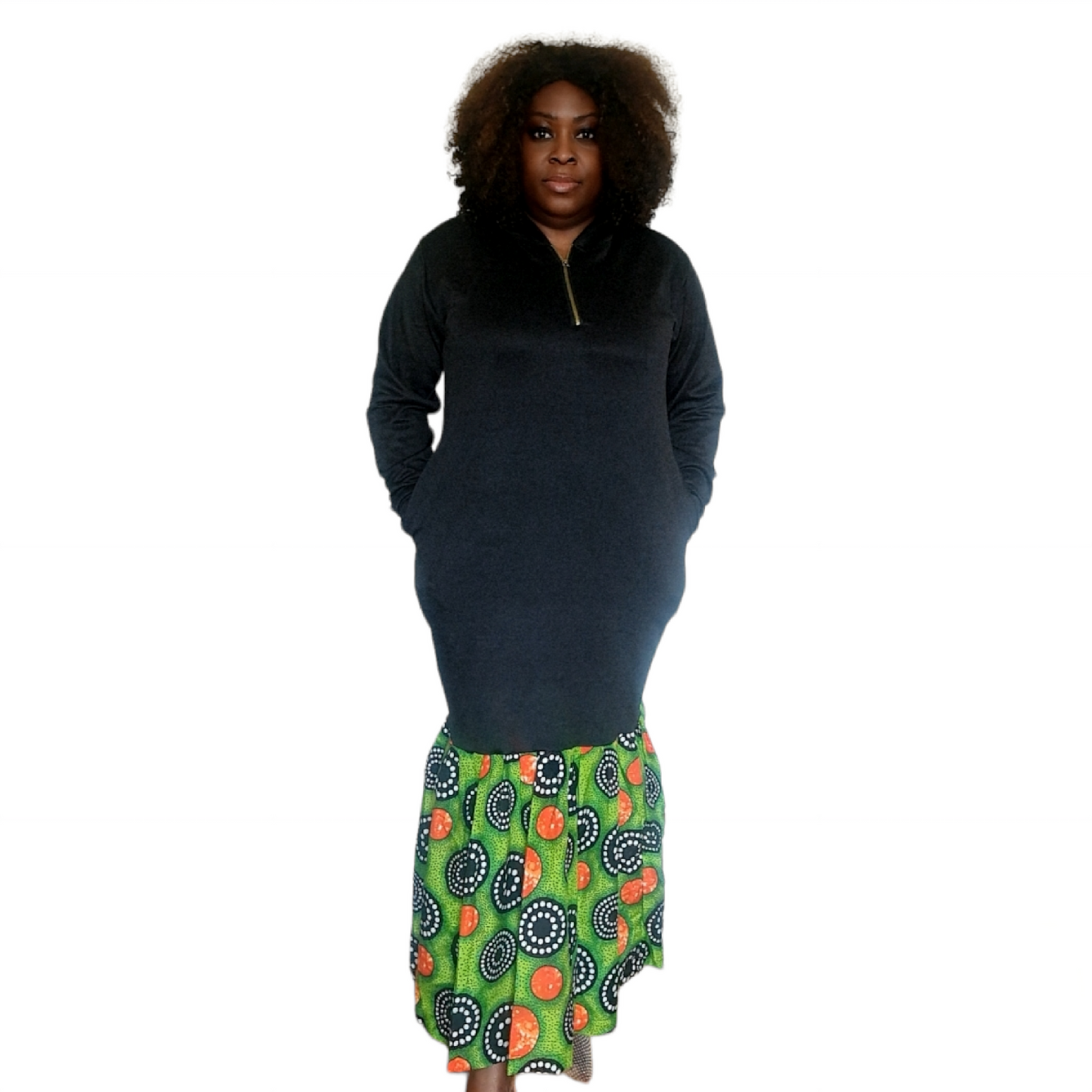 Ibadan Babes Long Hoodie Dress