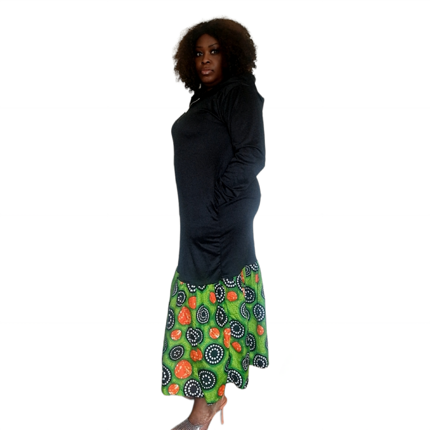 Ibadan Babes Long Hoodie Dress