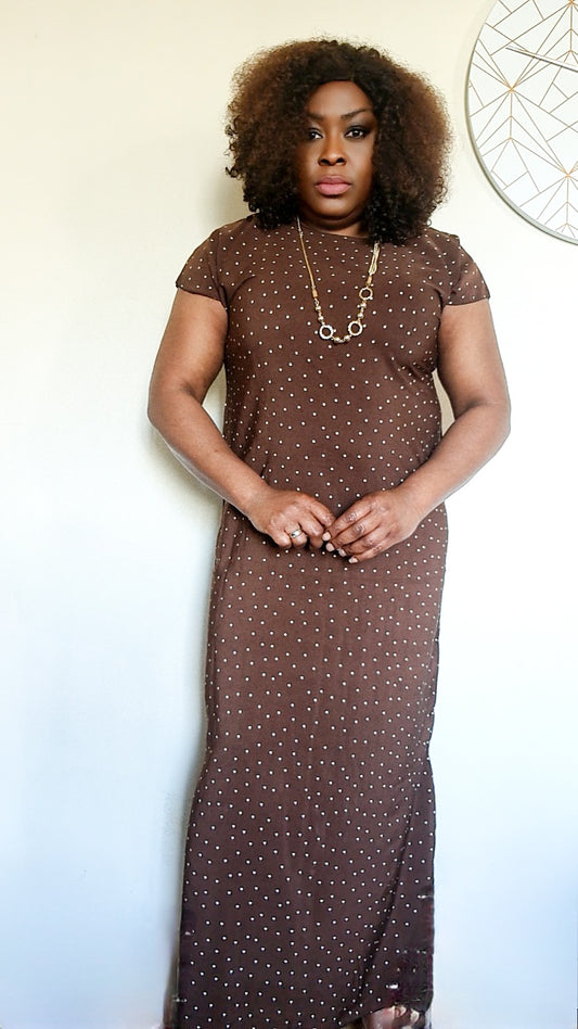 Polka Dot Easy Dress Akobo