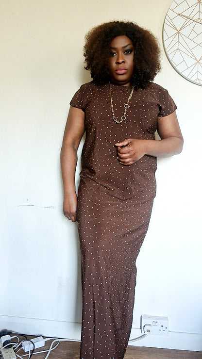 Polka Dot Easy Dress Akobo