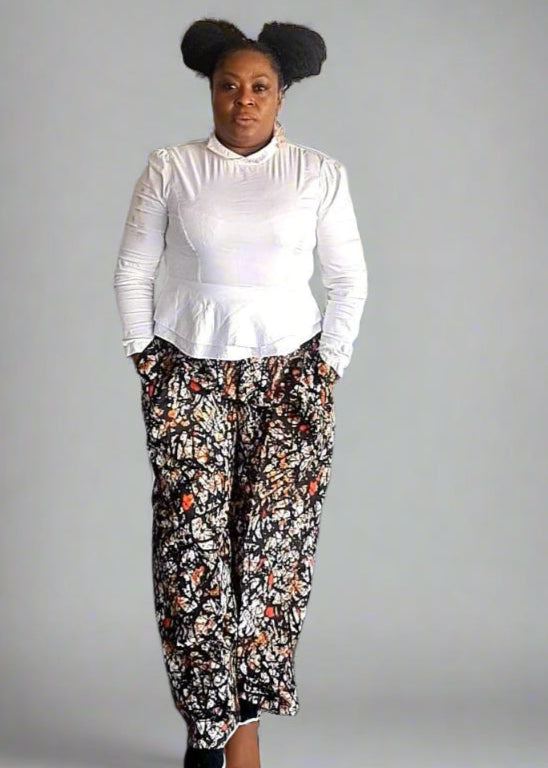 Nareh  Zip and Elastic Palazzo Pant