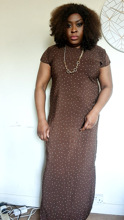 Polka Dot Easy Dress Akobo