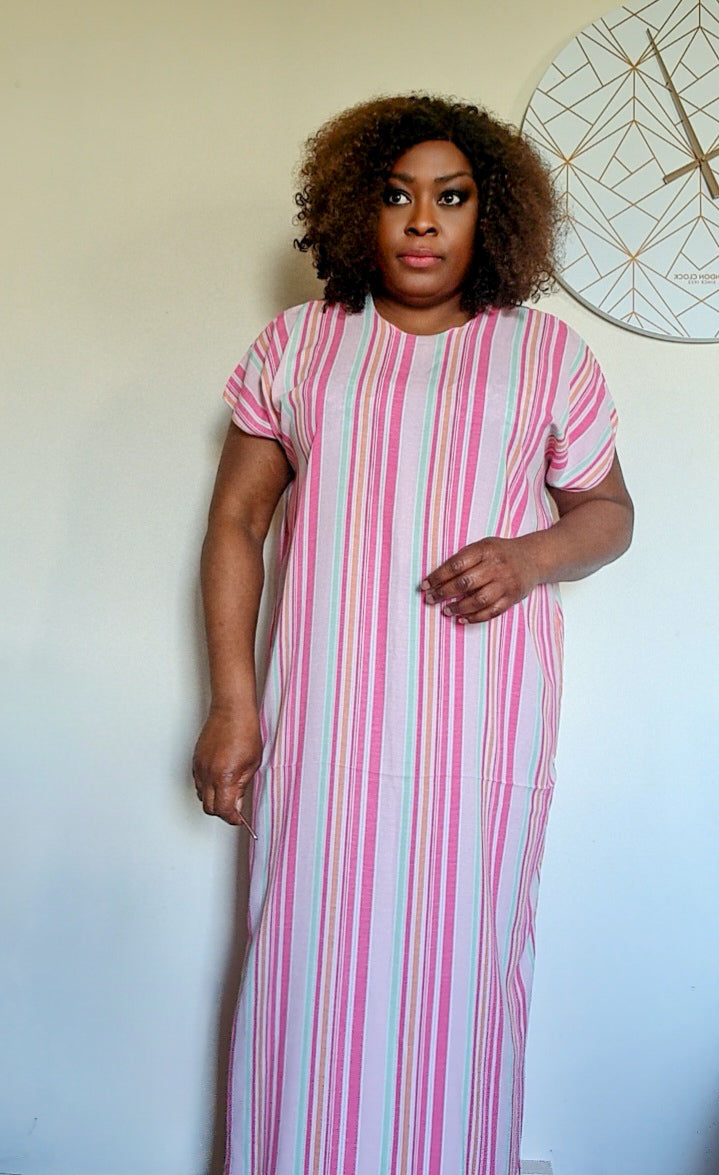 Multi Stripe Easy Dress Oluyole