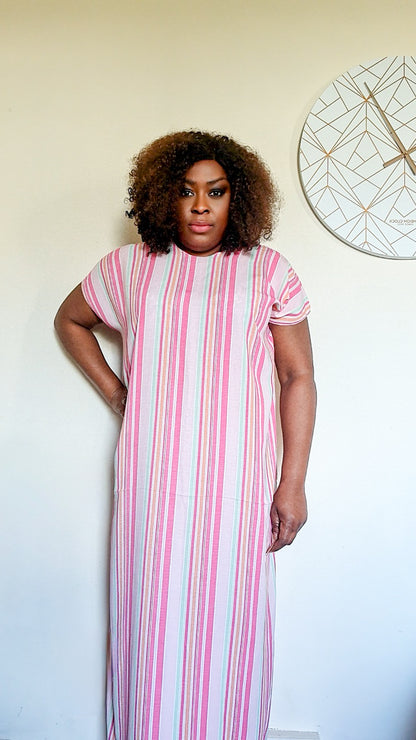 Multi Stripe Easy Dress Oluyole