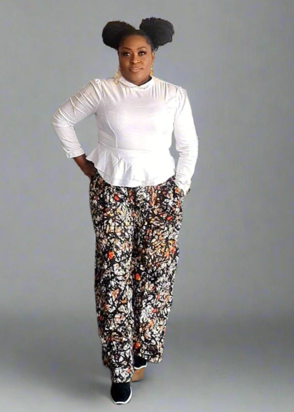 Nareh  Zip and Elastic Palazzo Pant