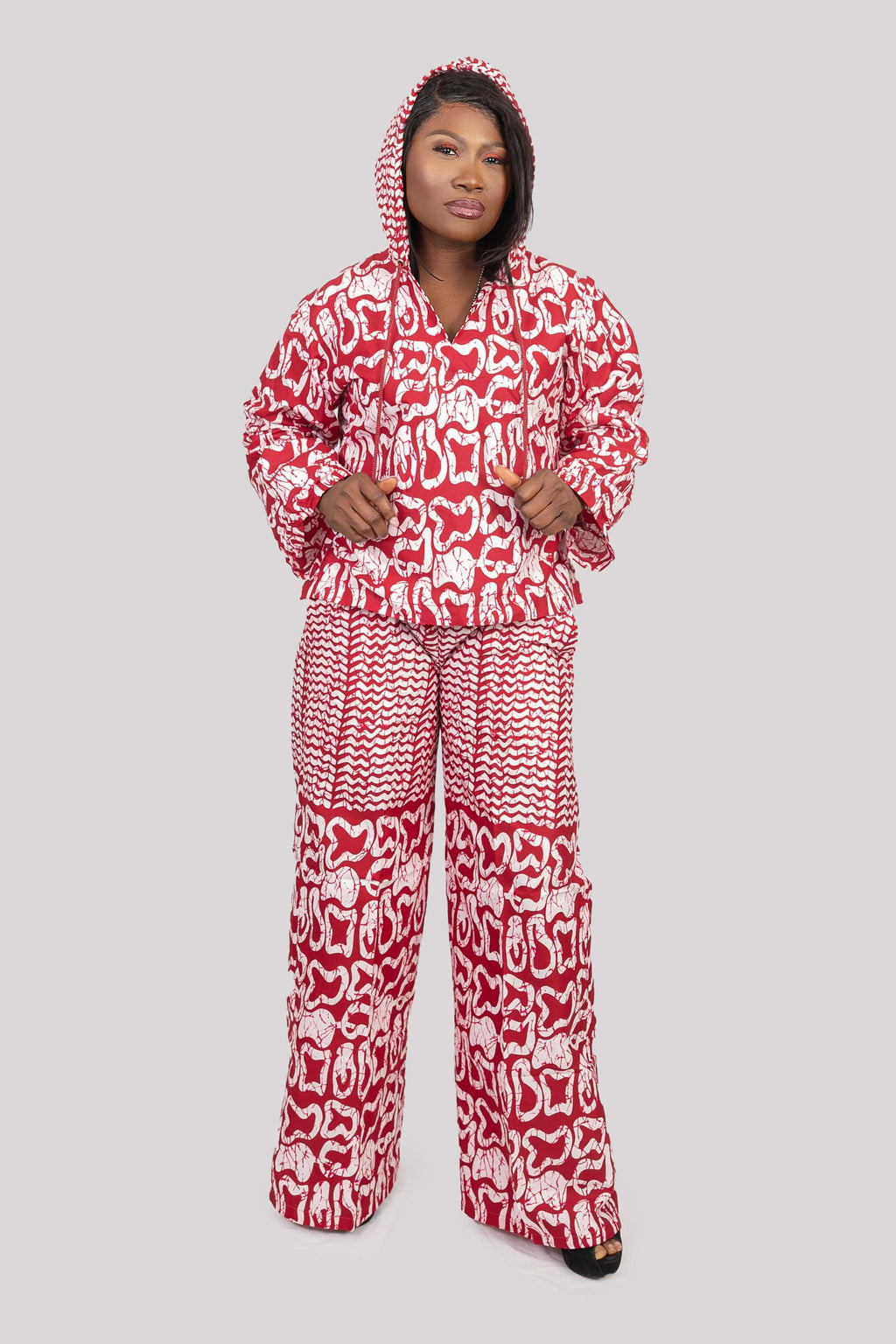 Financial Woman Hoodie Top and Pant Set