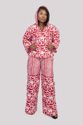 Financial Woman Hoodie Top and Pant Set
