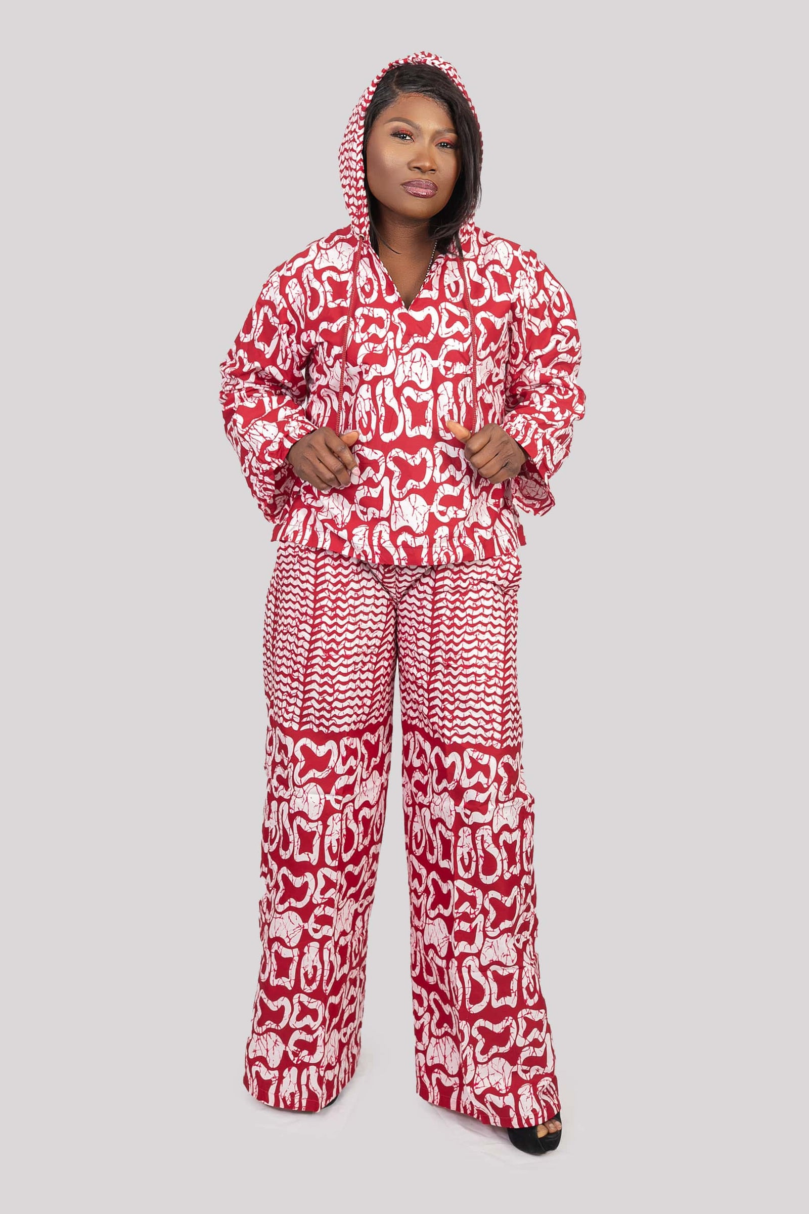 Financial Woman Hoodie Top and Pant Set