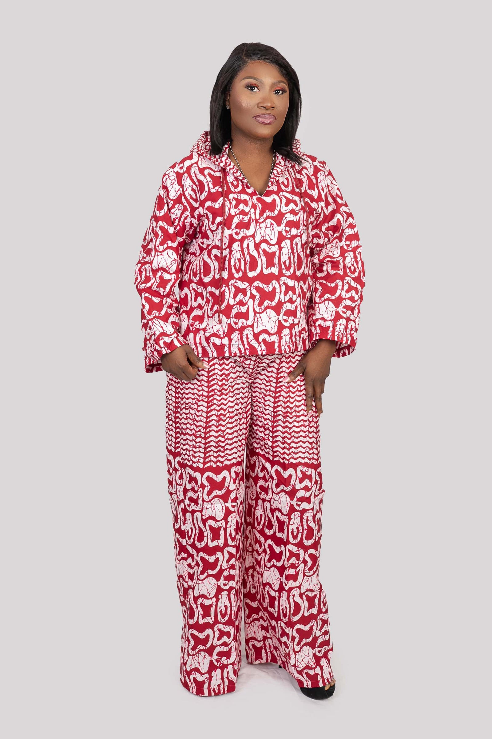 Financial Woman Hoodie Top and Pant Set