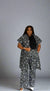 African Print Kimono with Matching Trousers Kimora Kaffi