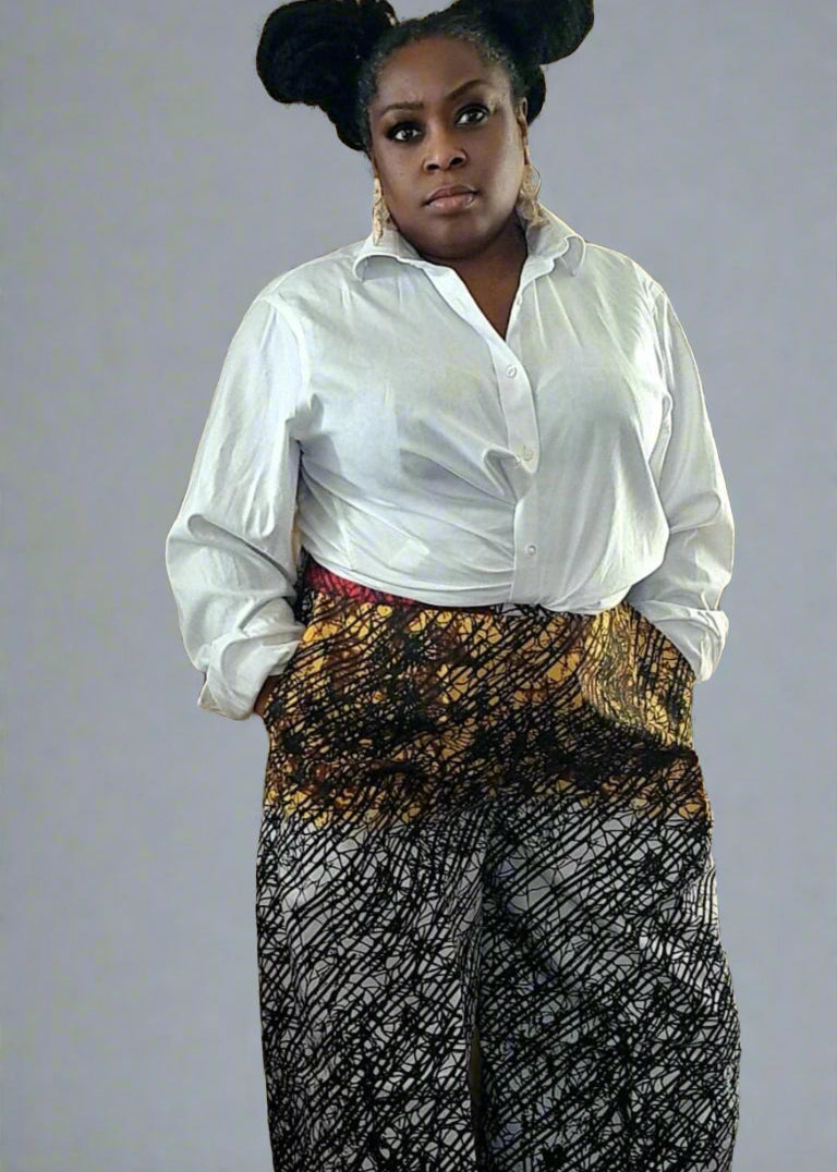 Maven Zip and Elastic Palazzo Pant