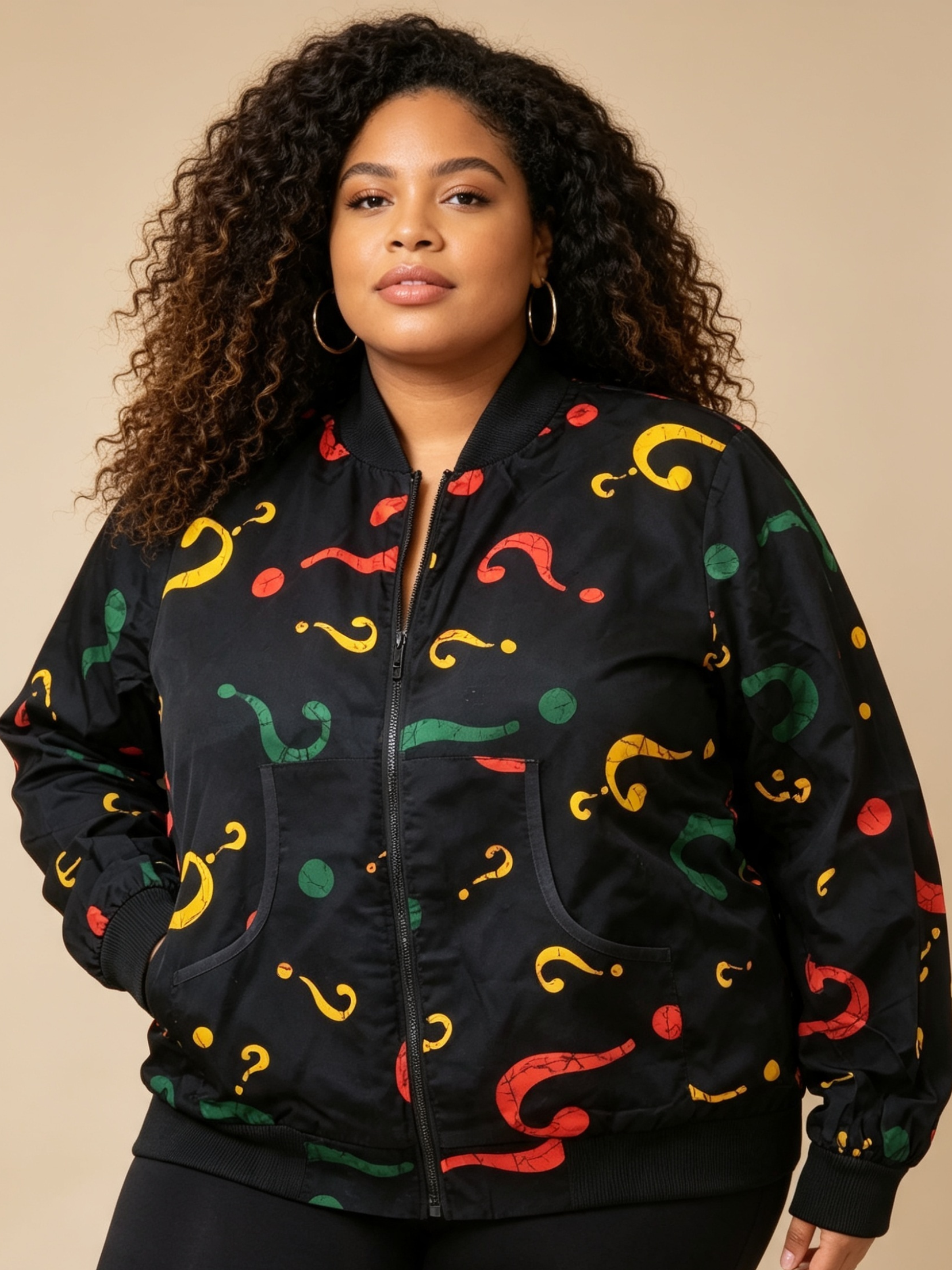 ASK Ankara Unisex Bomber Jacket