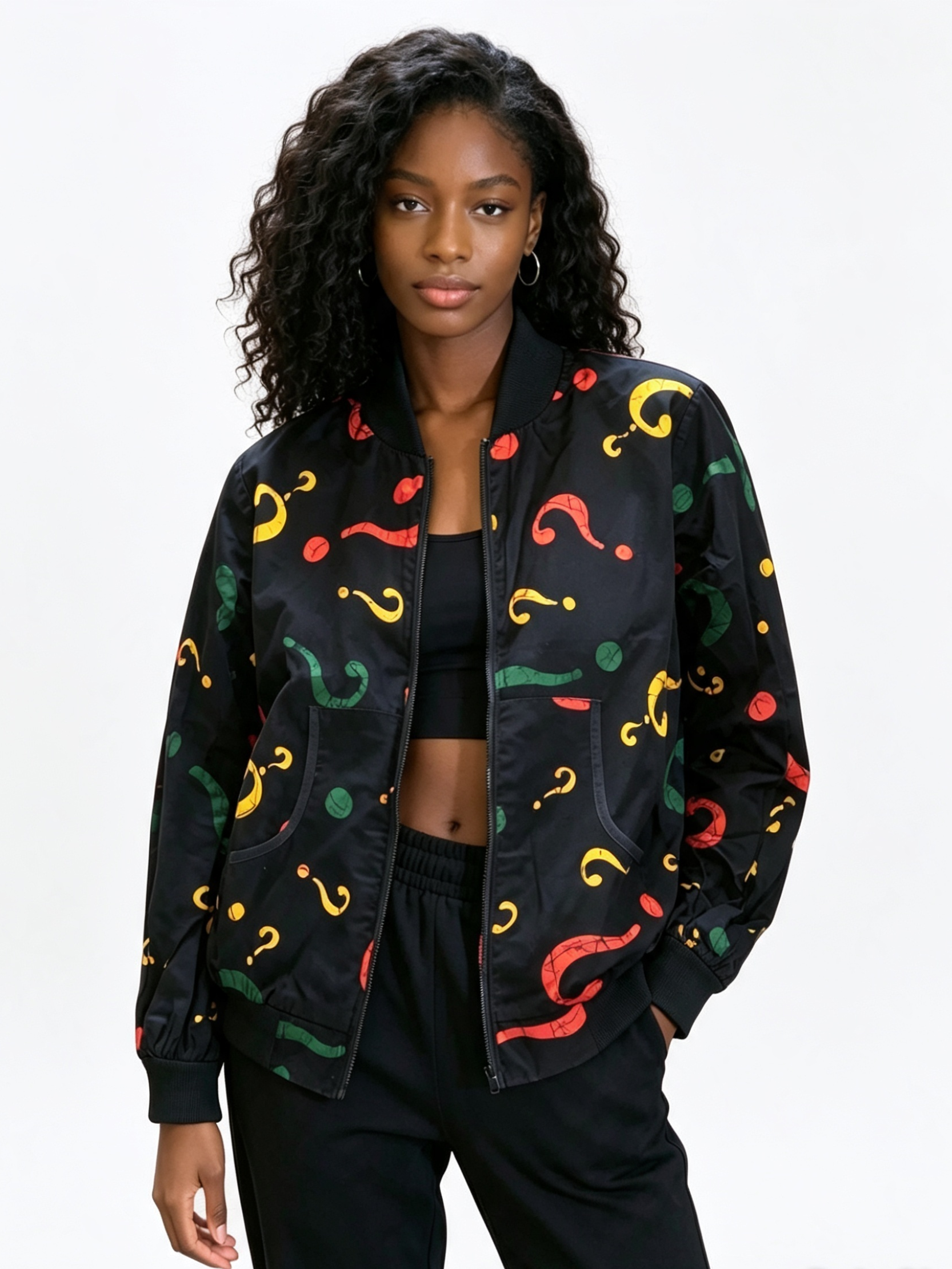 ASK Ankara Unisex Bomber Jacket