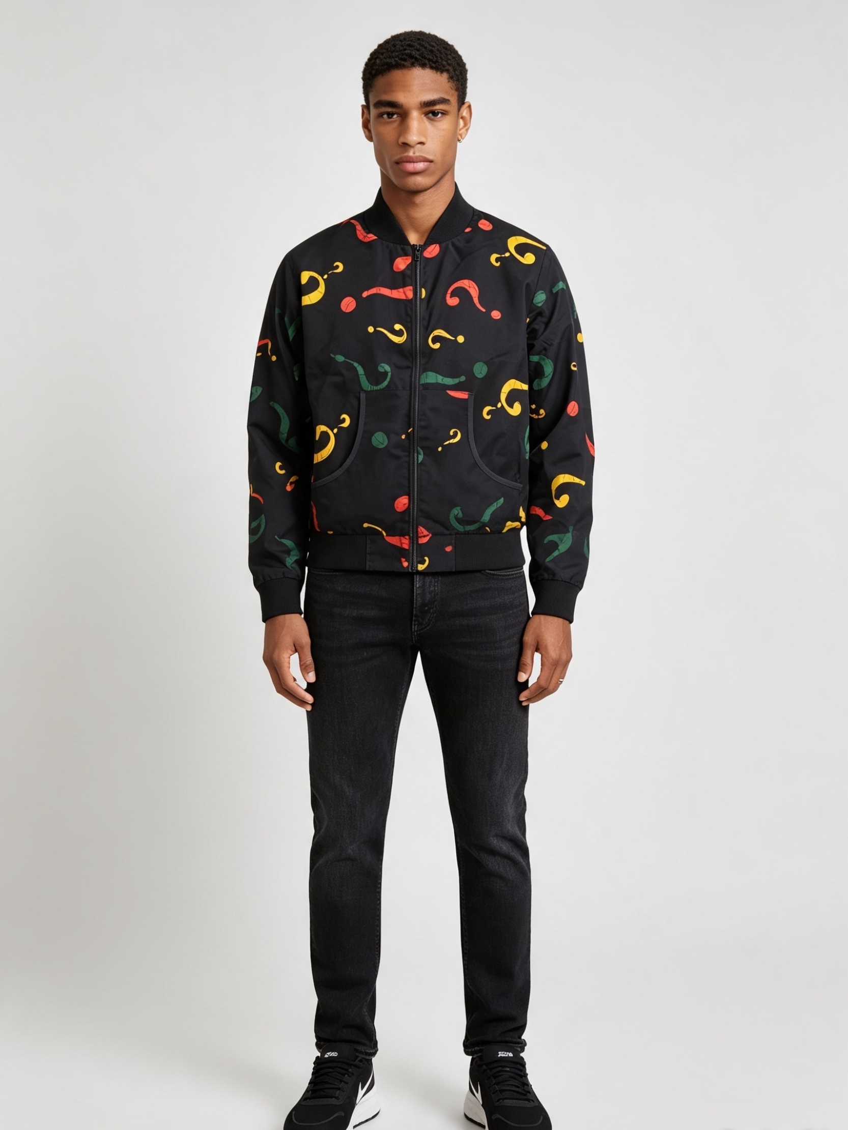 ASK Ankara Unisex Bomber Jacket