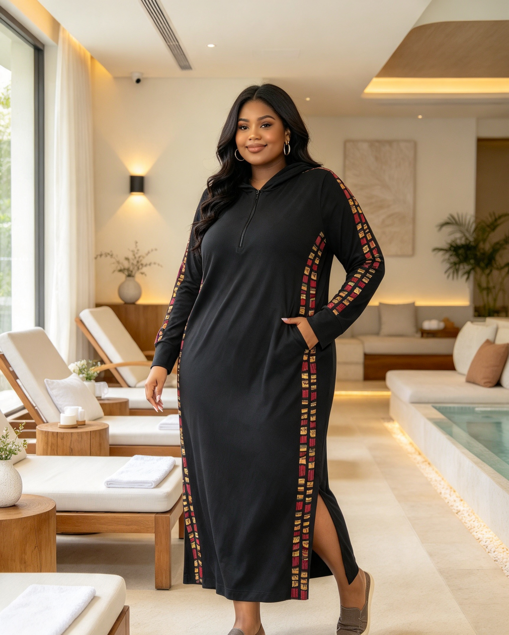 The Lagos Girls Hoodie Dress