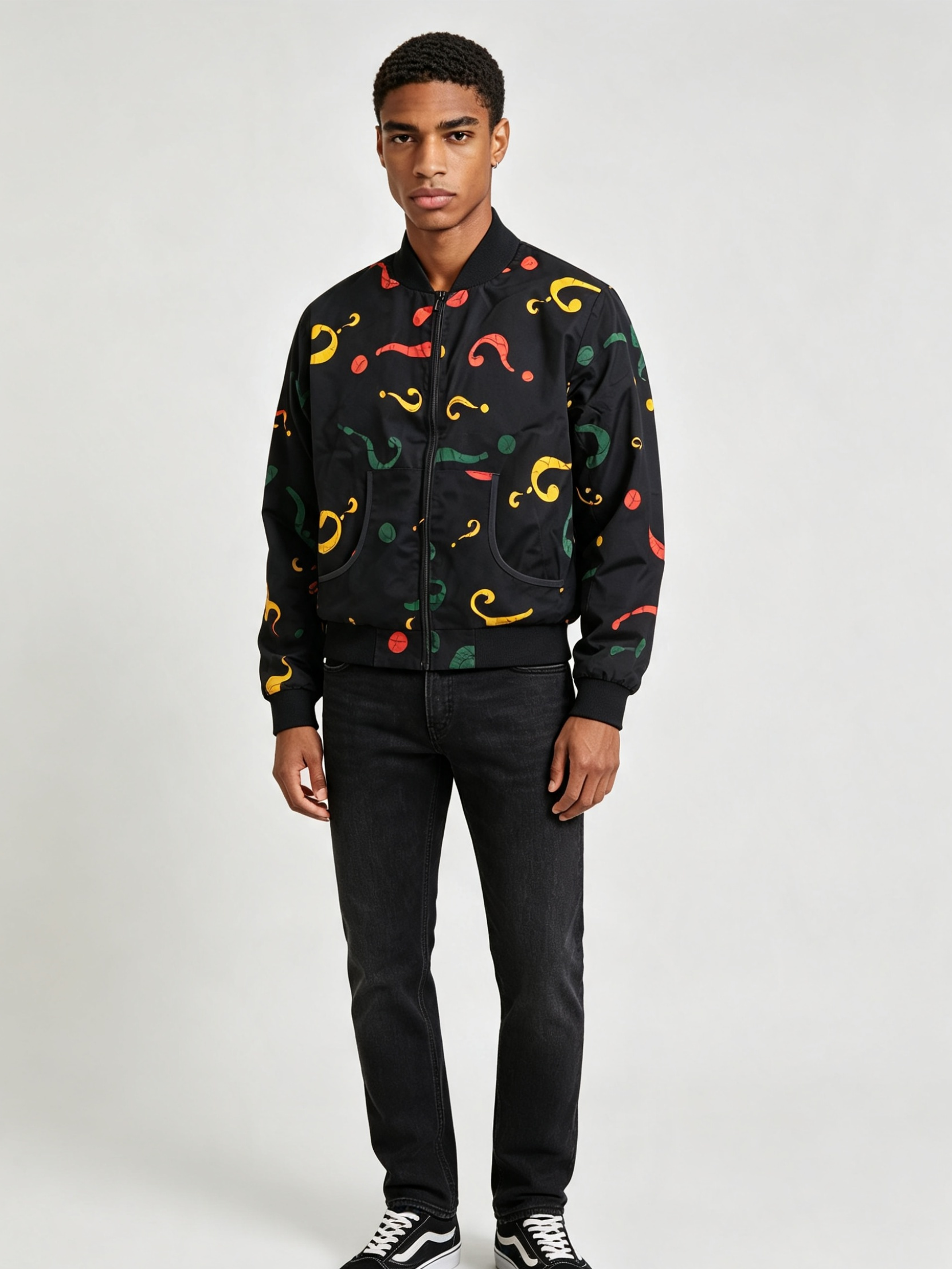 ASK Ankara Unisex Bomber Jacket