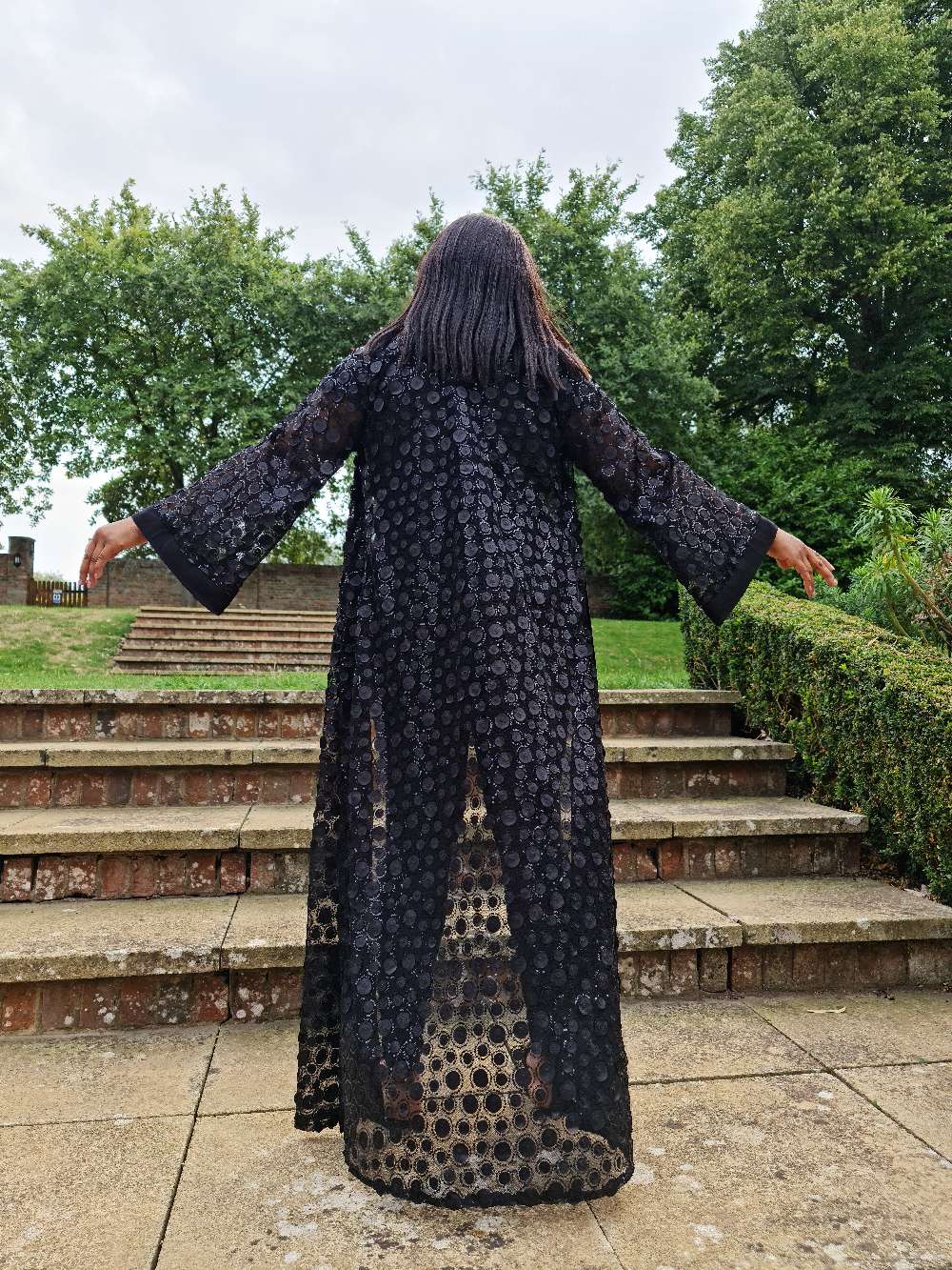 Sequin Long Kimono