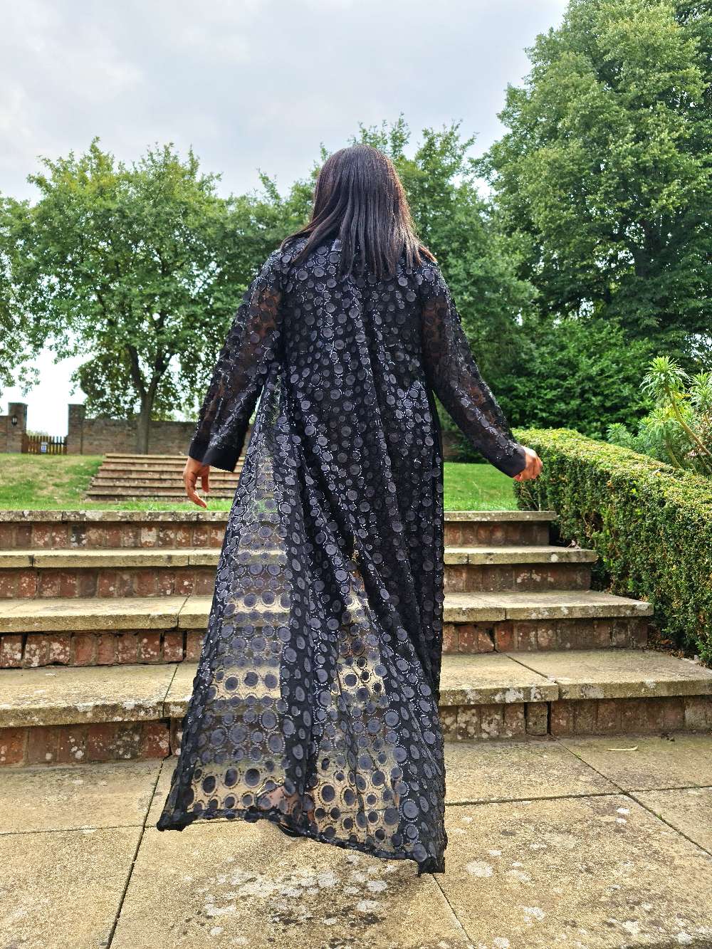 Sequin Long Kimono