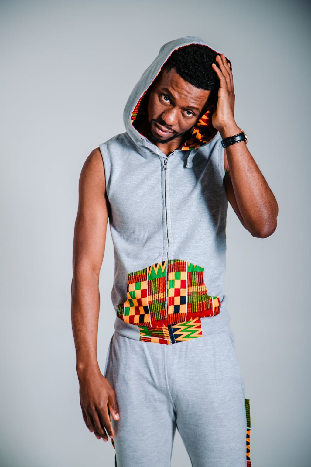 VGC Sleeveless Hoodie Set