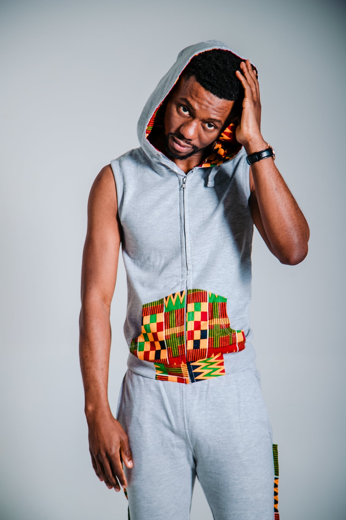 VGC Sleeveless Hoodie Set