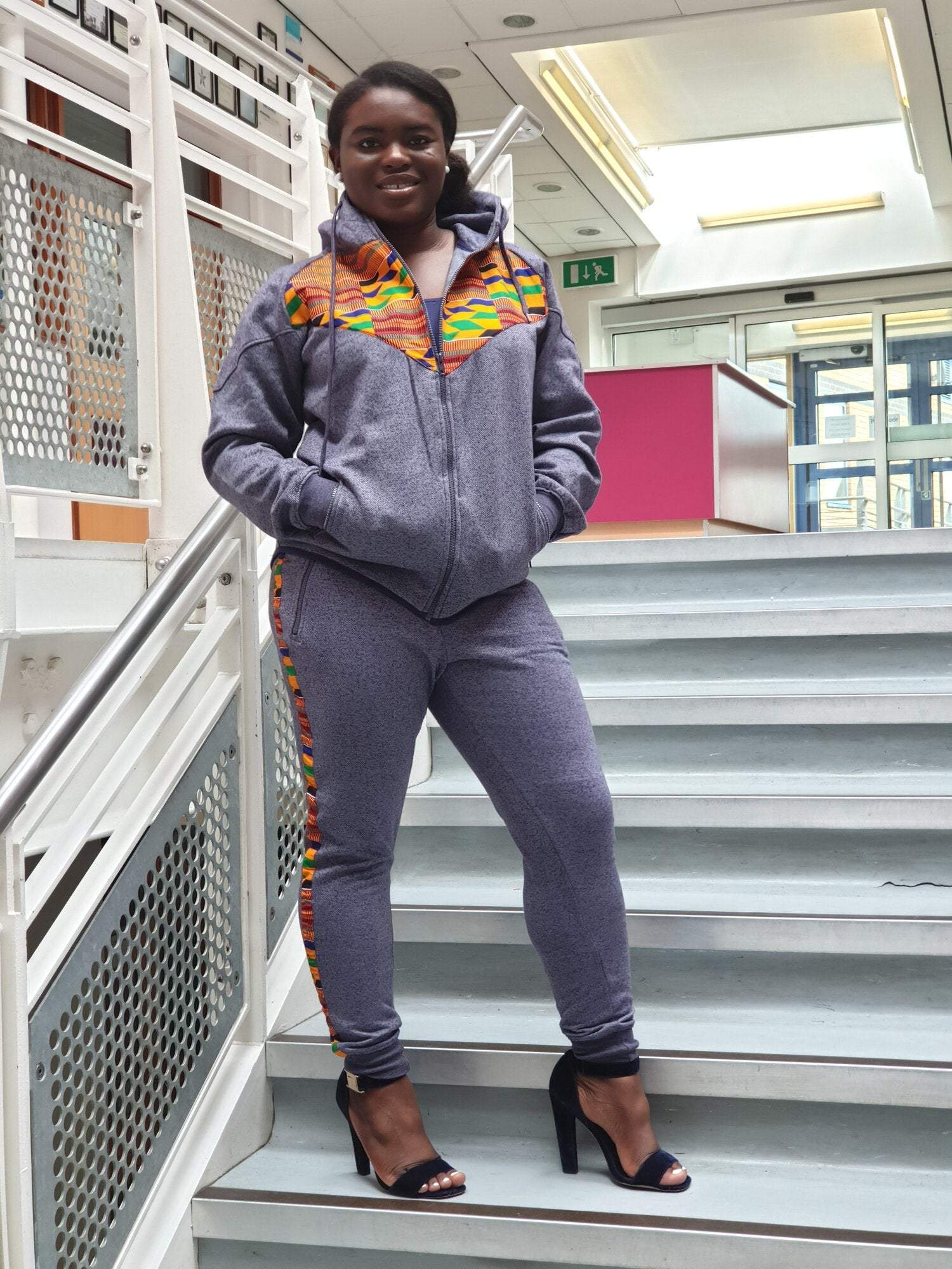 Kitenge Mix Tracksuit-Afroleisurewear-tracksuit